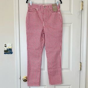Madewell The Perfect Vintage Jean with Magic Pockets in Checkered Gingham Print